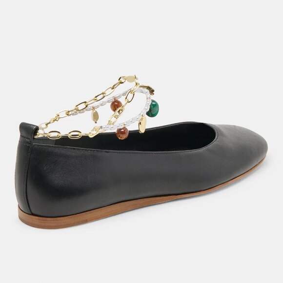 Dolce Vita Women's Ballet Flats Black Leather - Size 6.5 - Picture 5 of 16